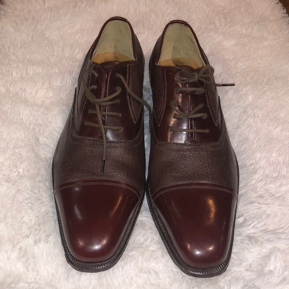 New Lopez taibo size 10 brown leather dress shoes - Picture 1 of 5